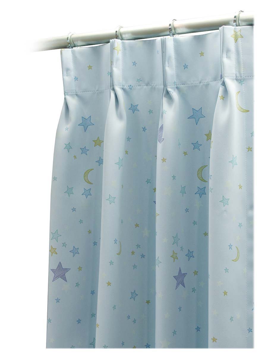 Amazon｜リリカラ 蓄光デザインカーテン(遮光1級/ウォッシャブル