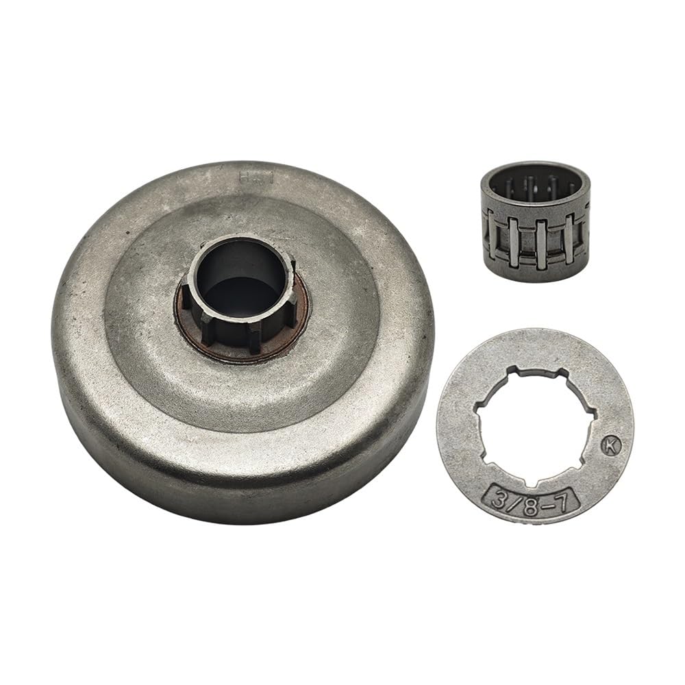 Tambor de embrague 3/8" con piñón de 19mm para evitar pérdidas de potencia en motosierra