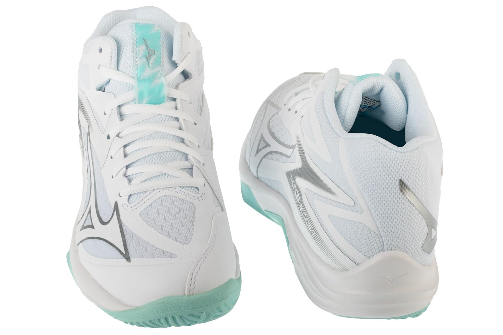 Mizuno Thunder Blade Z Mid V1GC237540 - Scarpe da pallavolo, da Donna, 42 EU, Colore: Bianco