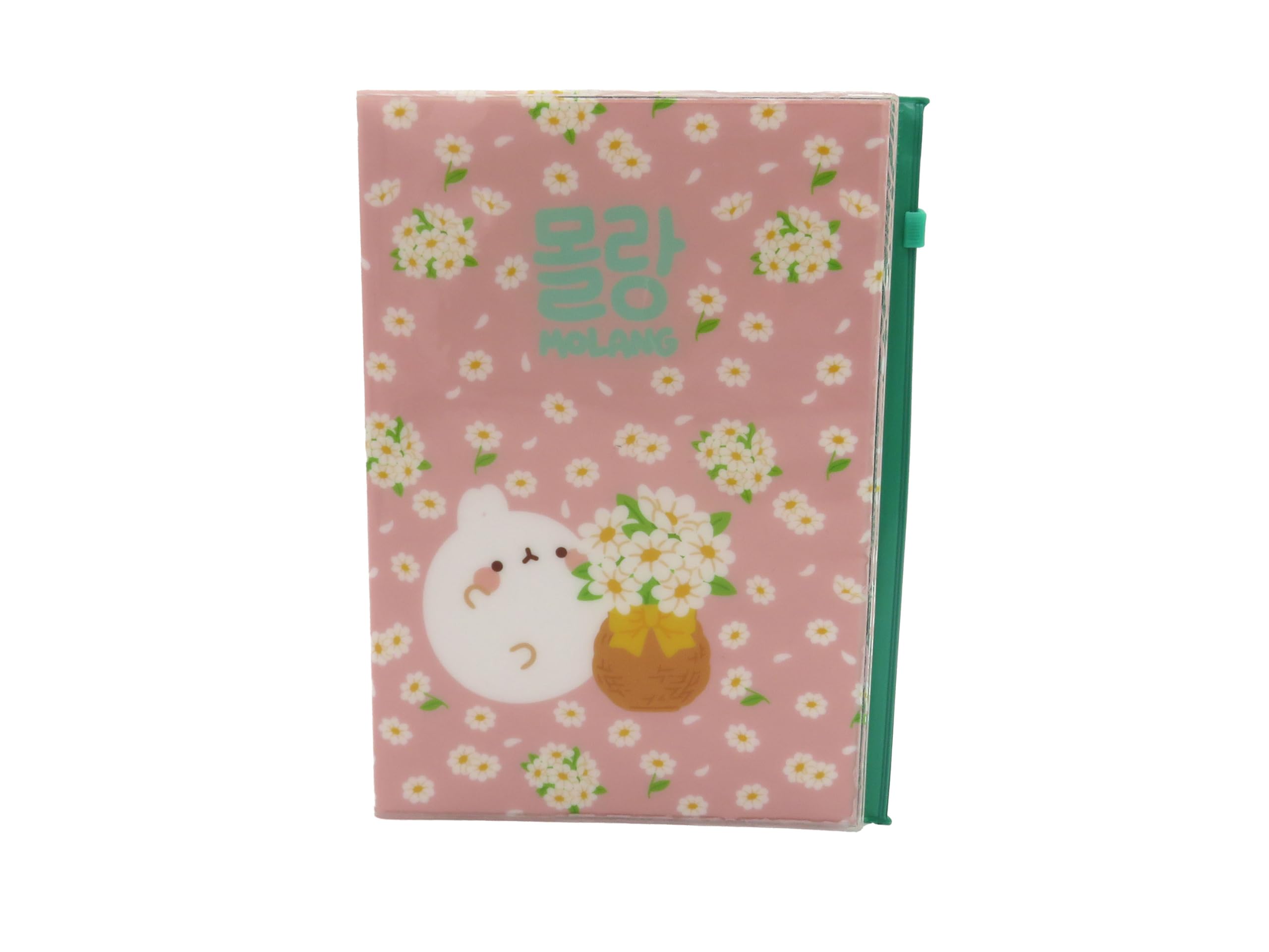 CYPBRANDS - Molang Notebook with Pen Writing Stationery Notebook Notepad Pink Official Product