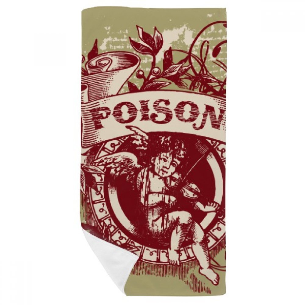 Serviette douce Danger Enfant Musique Religon en textile premium absorbant 35x70