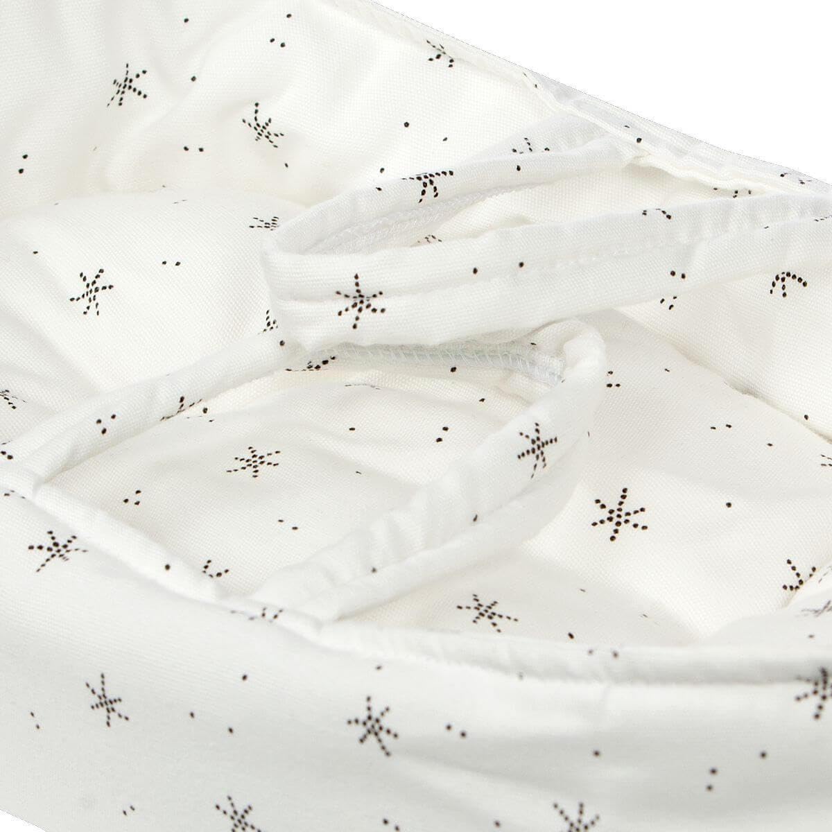 WOOKIDS Nacelle pour poupée 36 cm Stars Blanc
