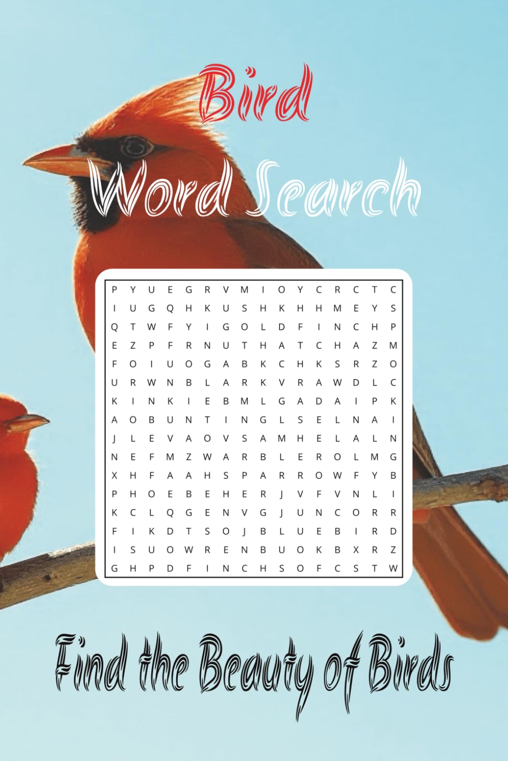 Bird Word Search: 50+ Bird Word Search Puzzles | 6×9 Format | Includes Answers | A Peaceful Nature Inspired Brain Escape