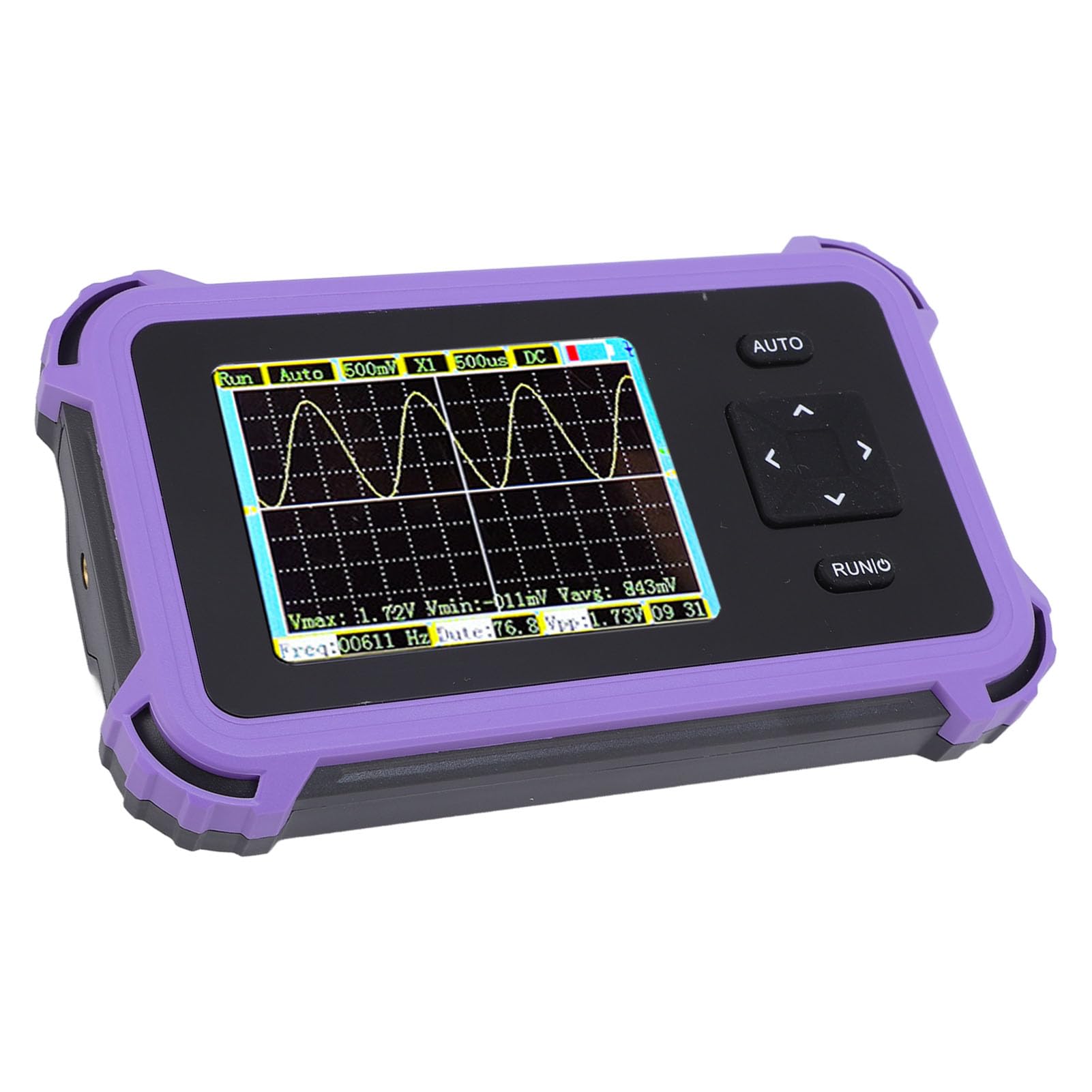 Oscilloscopio Portatile, Mini Oscilloscopio Digitale Portatile, Alta Frequenza di Campionamento, Larghezza di Banda 1 MHz Tester Audios per Diagnostica Riparazione Auto