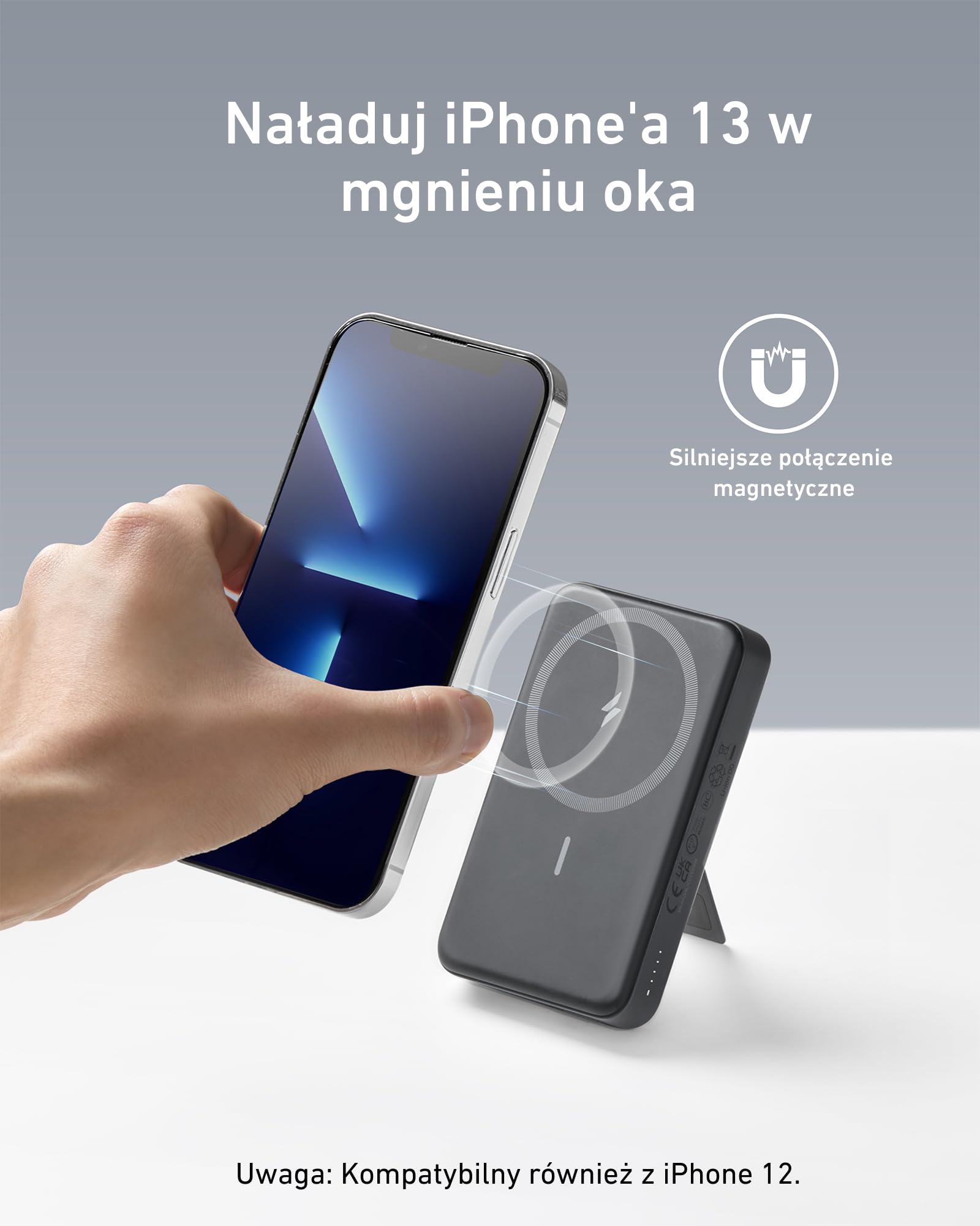 Anker 633 Magnetic Battery, 10 000 mAh, składany