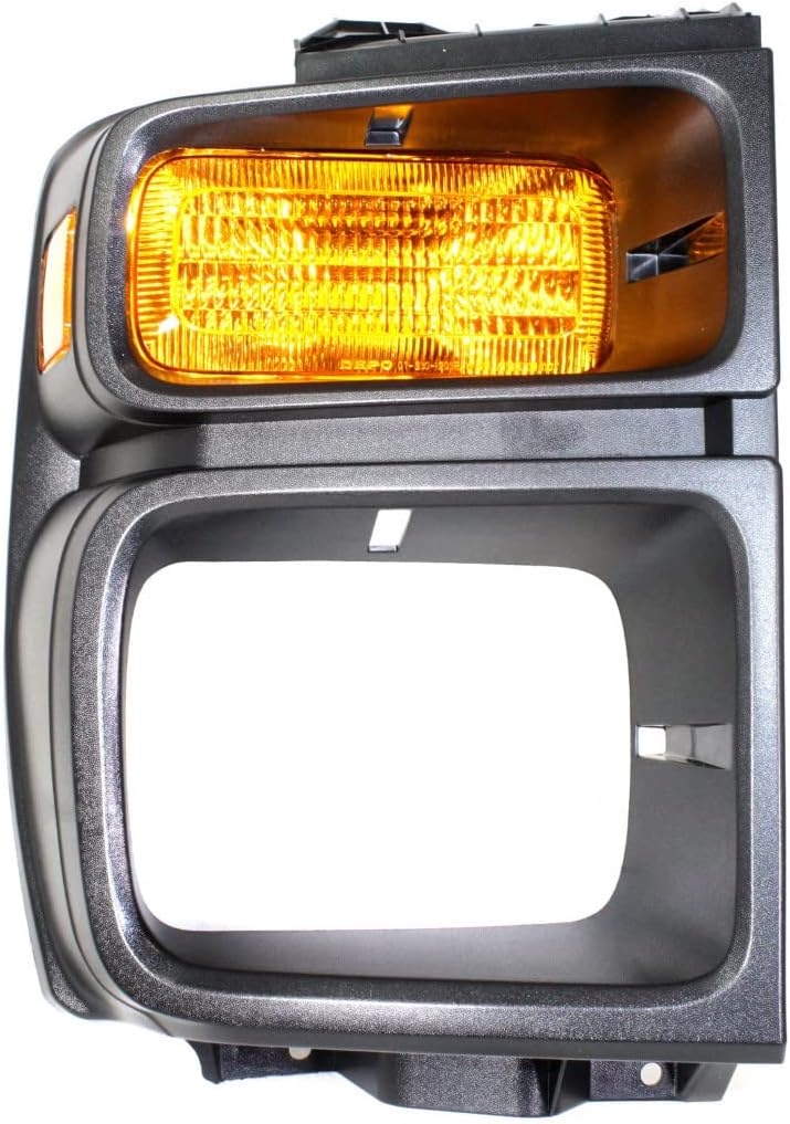 KarParts360 For Ford Econoline Parklight Lens 2008-2014 Pair Driver and Passenger Side CAPA FO2524103C