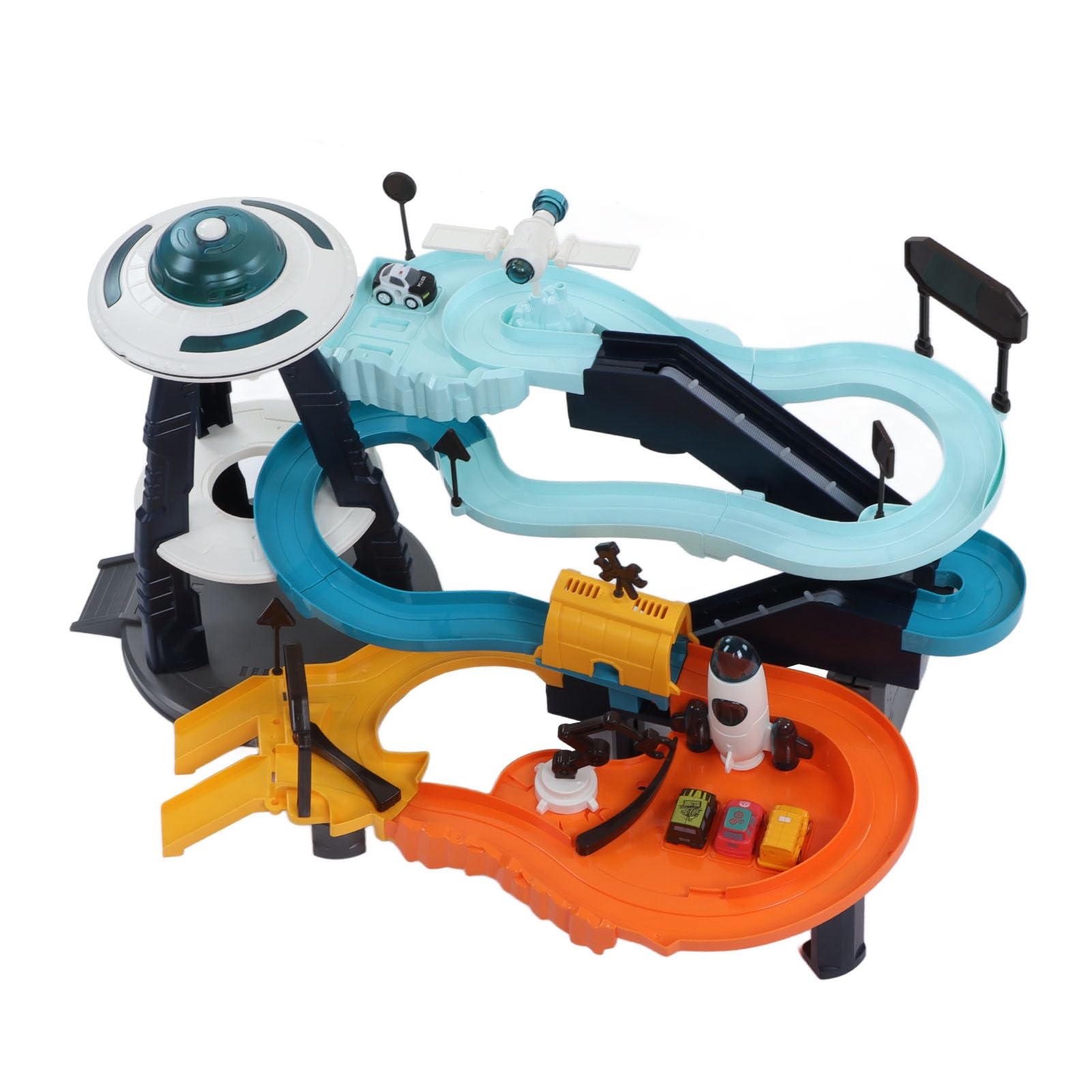 Base Car Adventure Toys Costruzione Avventura Puzzle Tracce per auto Giocattoli Playset per bambini sopra i 3 anni