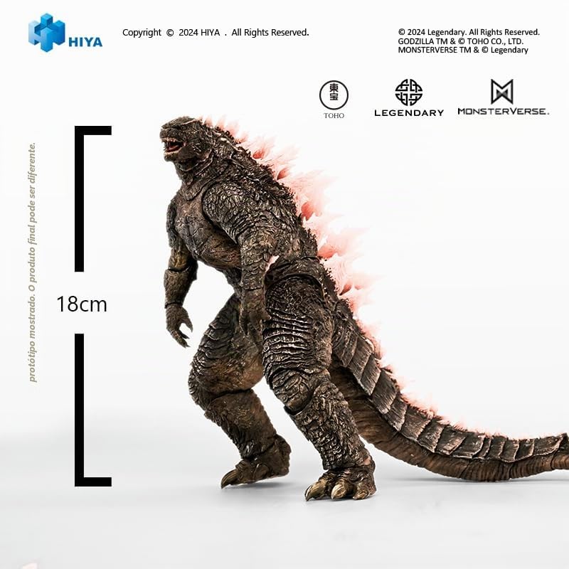 Hiya Toys Godzilla x Kong: Godzilla Evolved Basic Exquisite Series