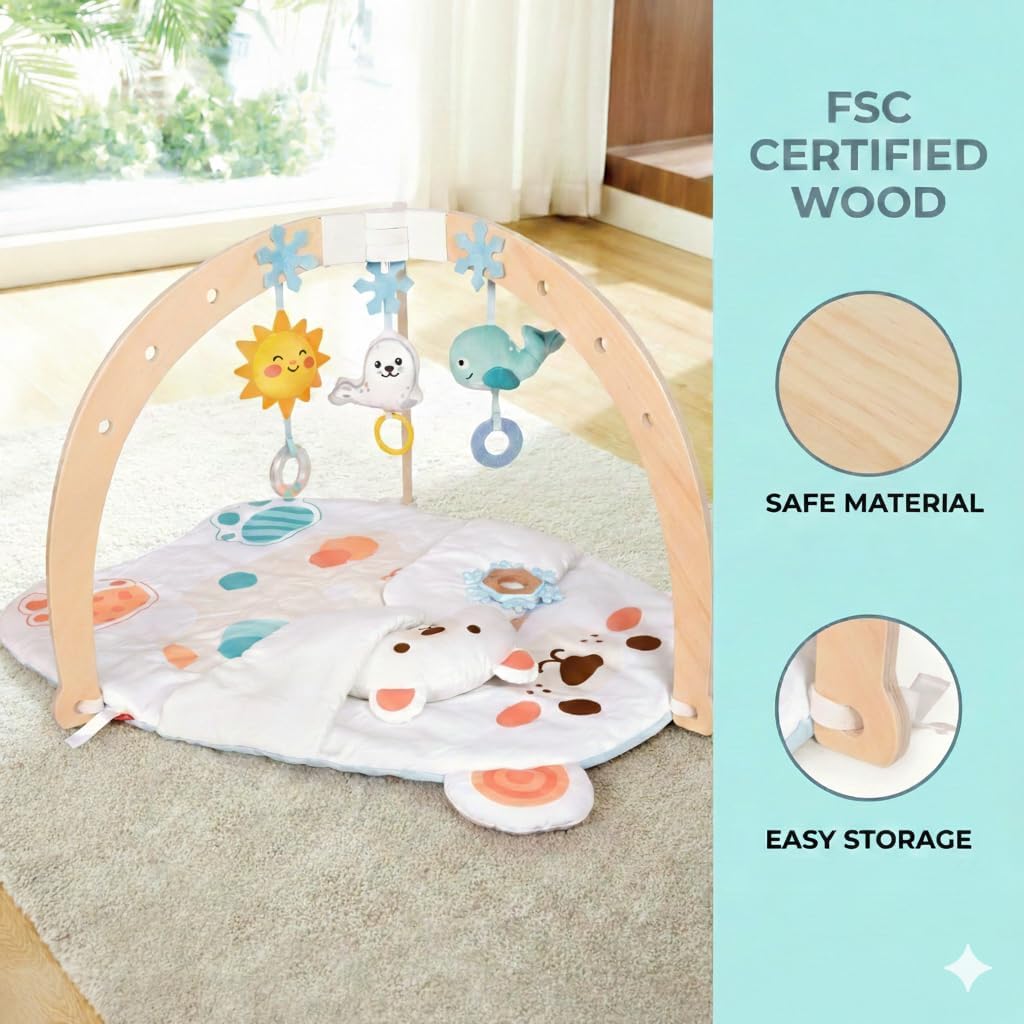 Hape Snuggle Bear Activity Gym