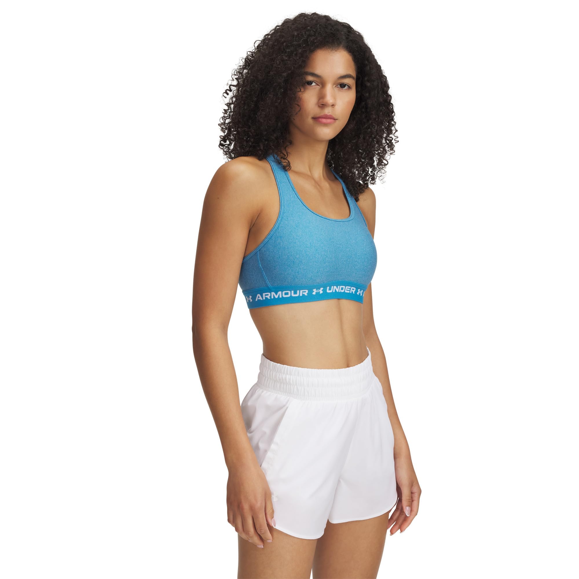 Under Armour Women's Crossback Mid Impact Sports Bra