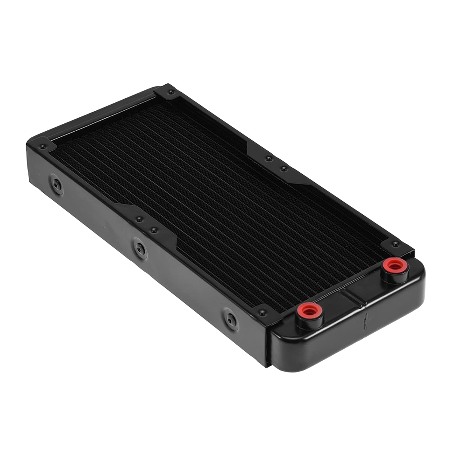 Dissipatore di calore per CPU in alluminio da 240 mm, radiatore | Dissipatore di calore per CPU in alluminio da 240 mm, con 18 in rame e alette a forma di U, per un’efficiente