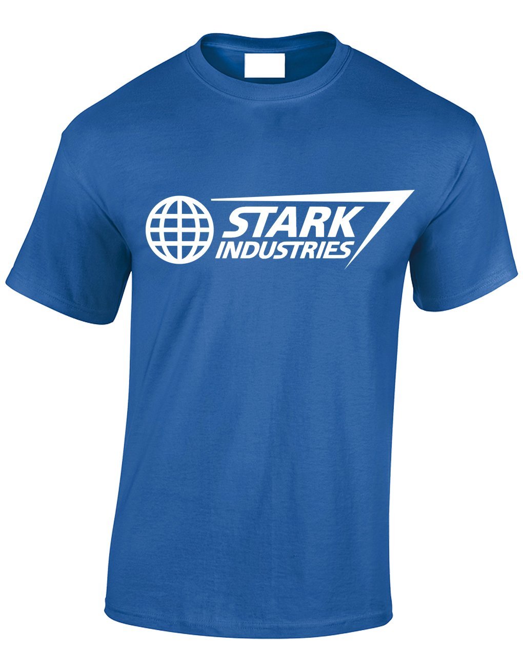 Crown Designs Stark Industries Super Hero Movie & Comic Book Fan Gift for Men & Teenagers T-Shirts Tops - Royal/Medium