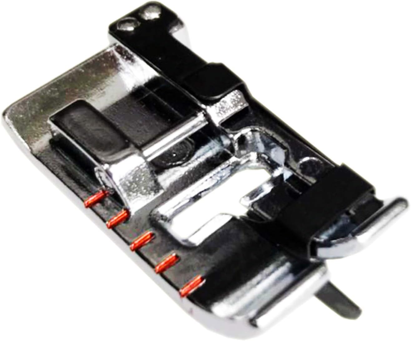 DREAMSTITCH F065 7mm Stitch in the Ditch Presser Foot (Improved to Short Guide) for Brother, Singer,Babylock, Bernette, Elna Sewing Machine, SA191-1, Xf2339-001, F065-7318BR-R-1