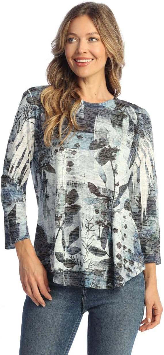 Jess & Jane Burnout Tunic Top - AJ2