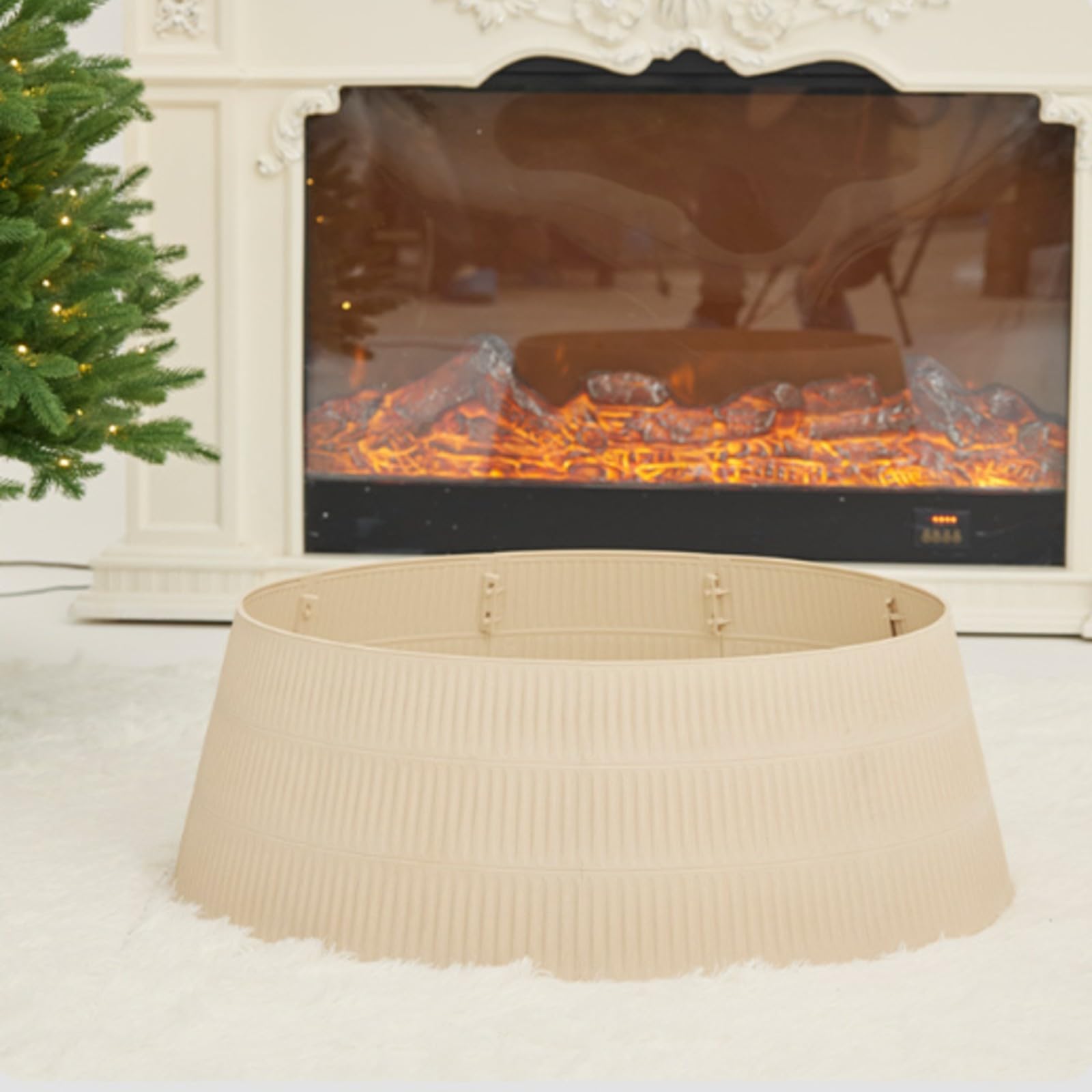 Colcolo Copribase per Albero di Natale Leggero | Collare per Albero di Natale, Riutilizzabile, Feste Natalizie