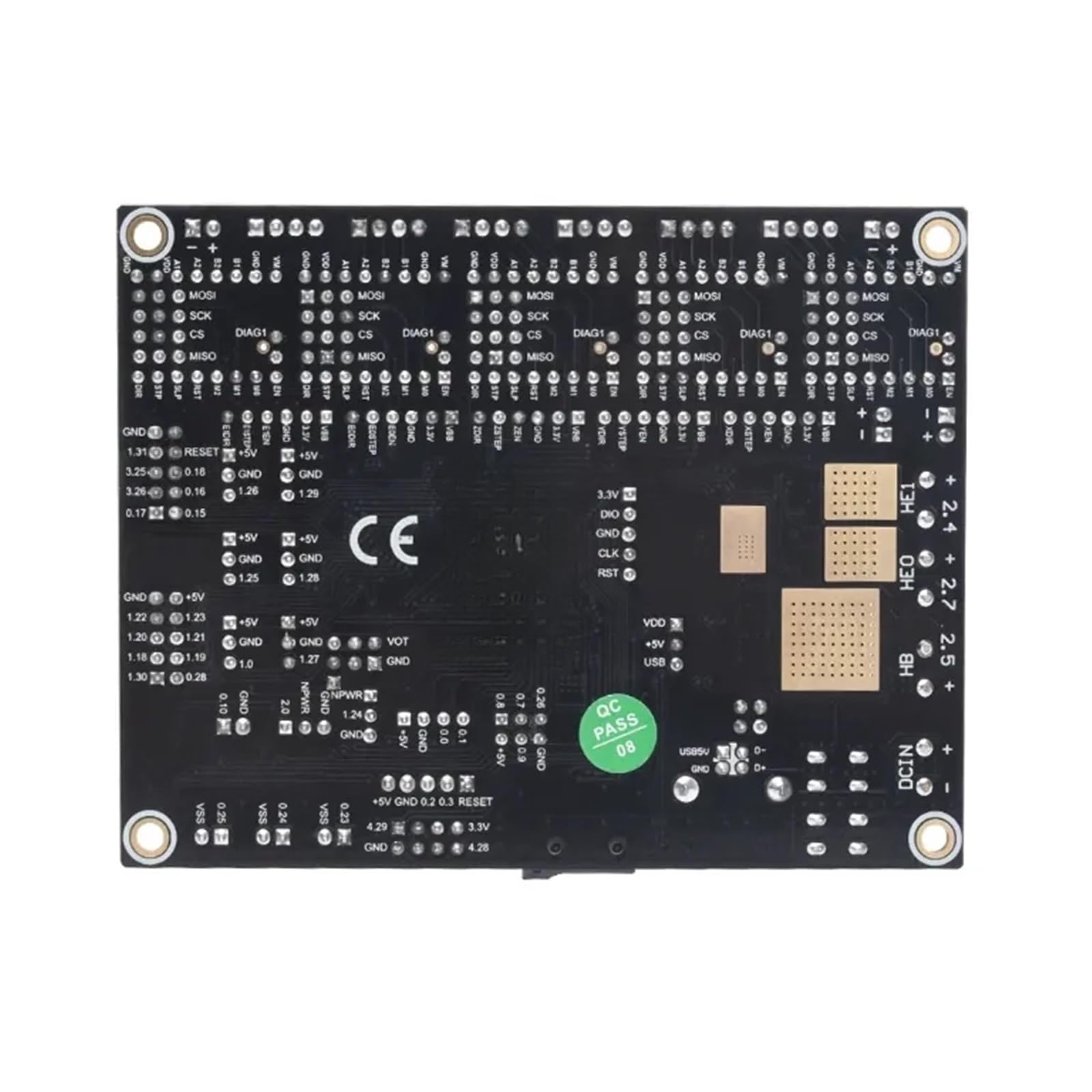 Kompatibel Mit BIGTREETECH SKR V1.4 Turbo 32-Bit-Motherboard, Unterstützt UART/SPI/ESP-01S Und TMC2209-Treiber, Upgrade-Teil for LCD12864 Und 3D-Drucker(with TMC2208x5)