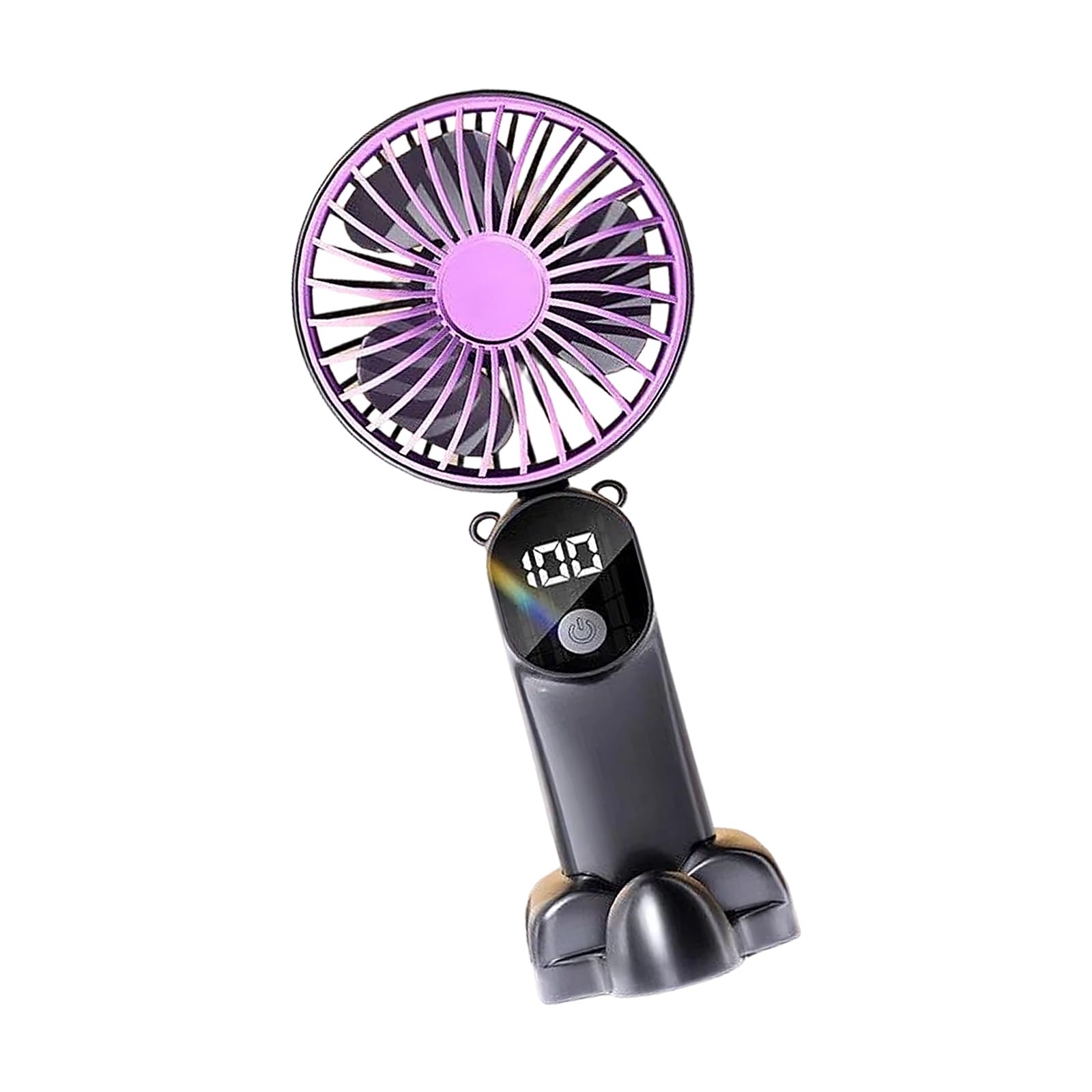 Zxfdsfdbnm Portable Handheld Fan Portable 6 Speed Adjustable Battery Rechargeable Fan for Travel Camping Outdoor Accessorie Foldable Desk