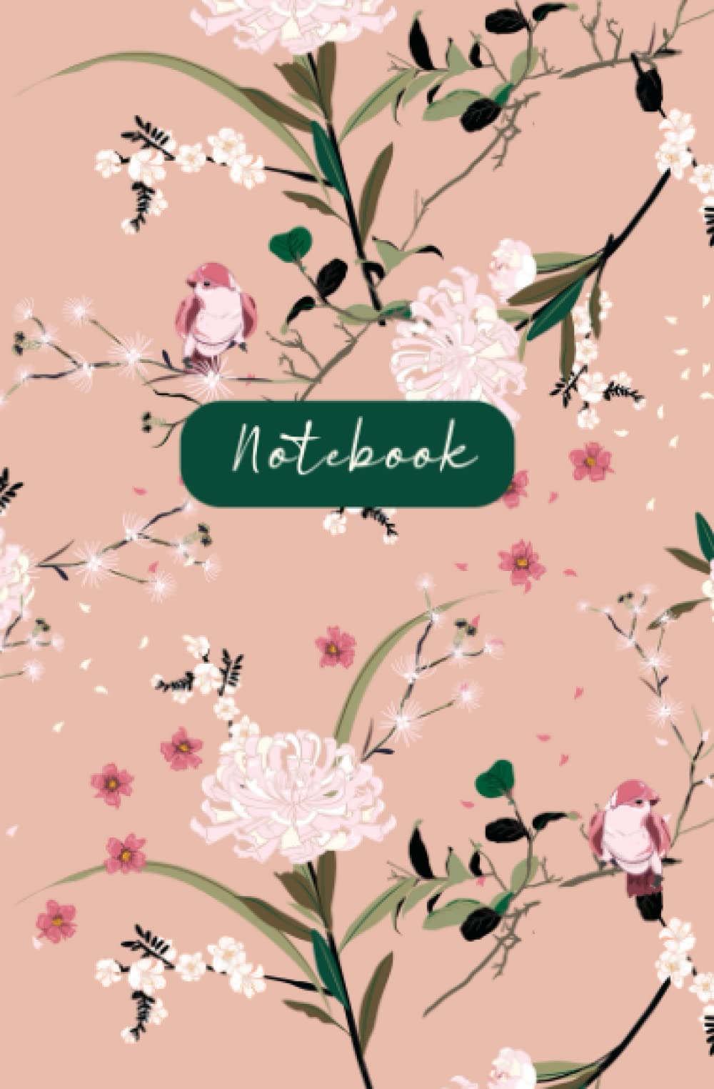 Notebook for Drawing and Writing: Plain Paper A5 Notepad Unlined with Border - Gifts for Women - Notebook Flowers