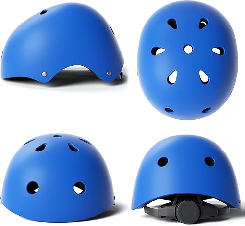 Miniatura 5 de Casco para niños de 3 a 8 años, casco de bicicleta ajustable para niños y niñas, casco de bicicleta para patineta, casco multideportivo de