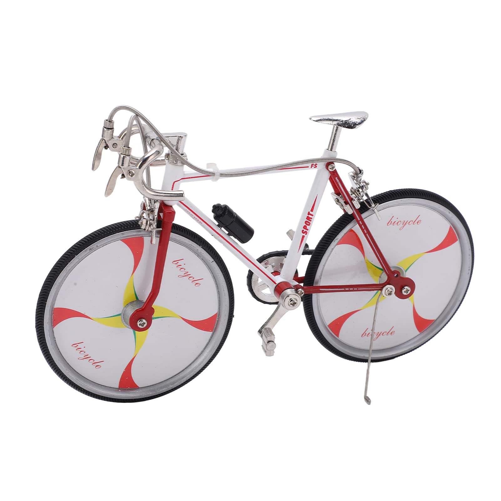 Zoeyilan Mini Finger Bicycle Model Ornament, Toy Mini Bicycle, Finger Bike Model Toy, Alloy Mini Mountain Bikes Decoration Crafts, for Home Office Desktop Decoration