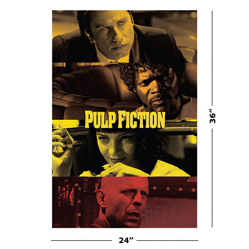 Amazon.com: Pulp Fiction - Movie Poster (Character Portraits