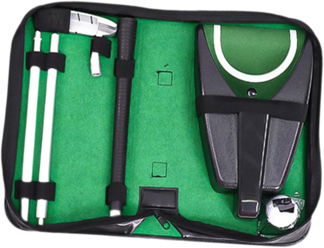 Golf Putting Practice Exercise Golf Putter Gift Set for Garage Travel | Sporting Goods | Golf | Golf Training Aids | Putting Greens & Aids