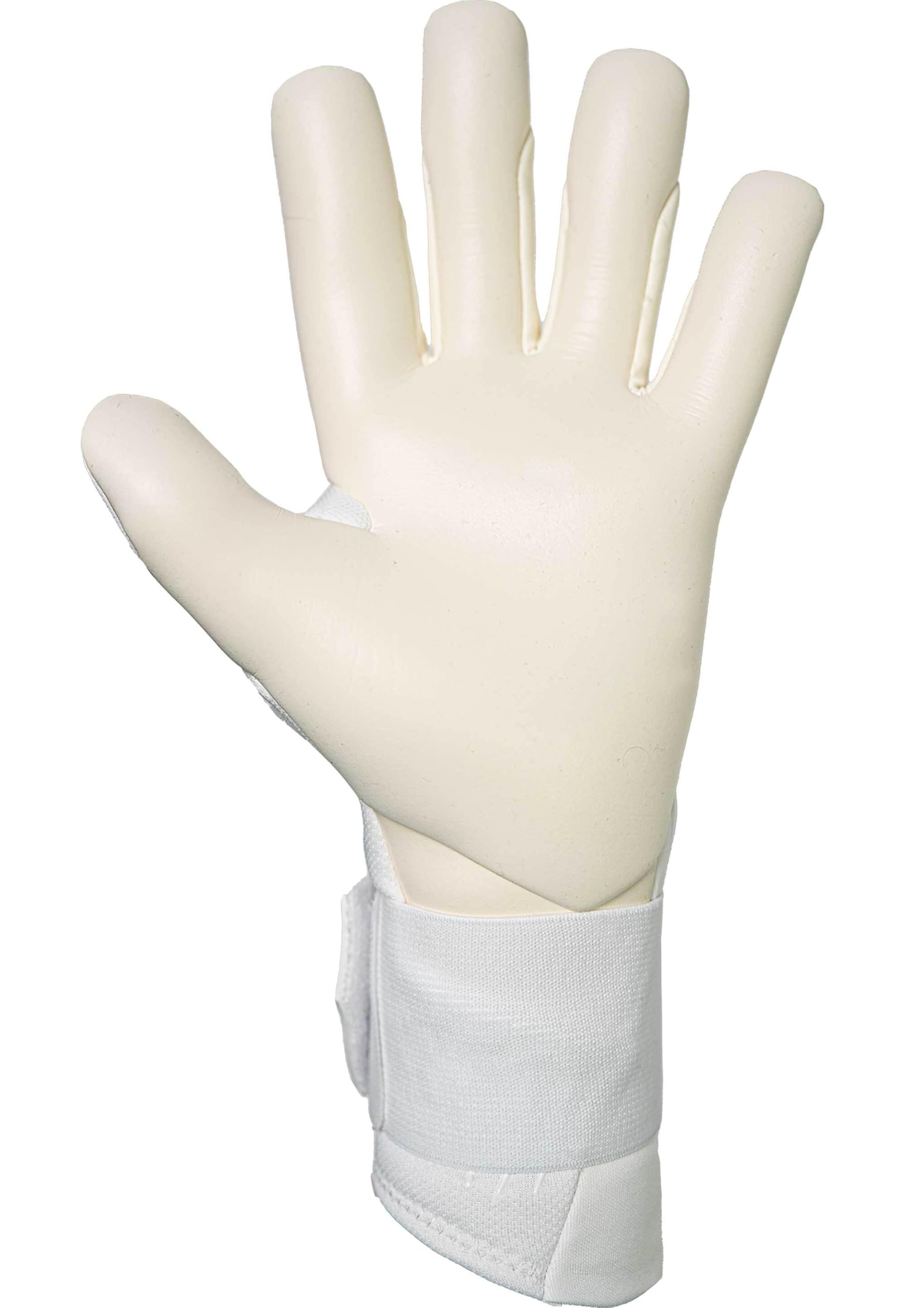 Reusch Guanti da portiere professionale adulti|ottima presa e tenuta sicura | Schiuma adesiva professionale da 4 mm, per allenamenti e partite, per erba sintetica e naturale, Taglie 7-11, Raptor Pro
