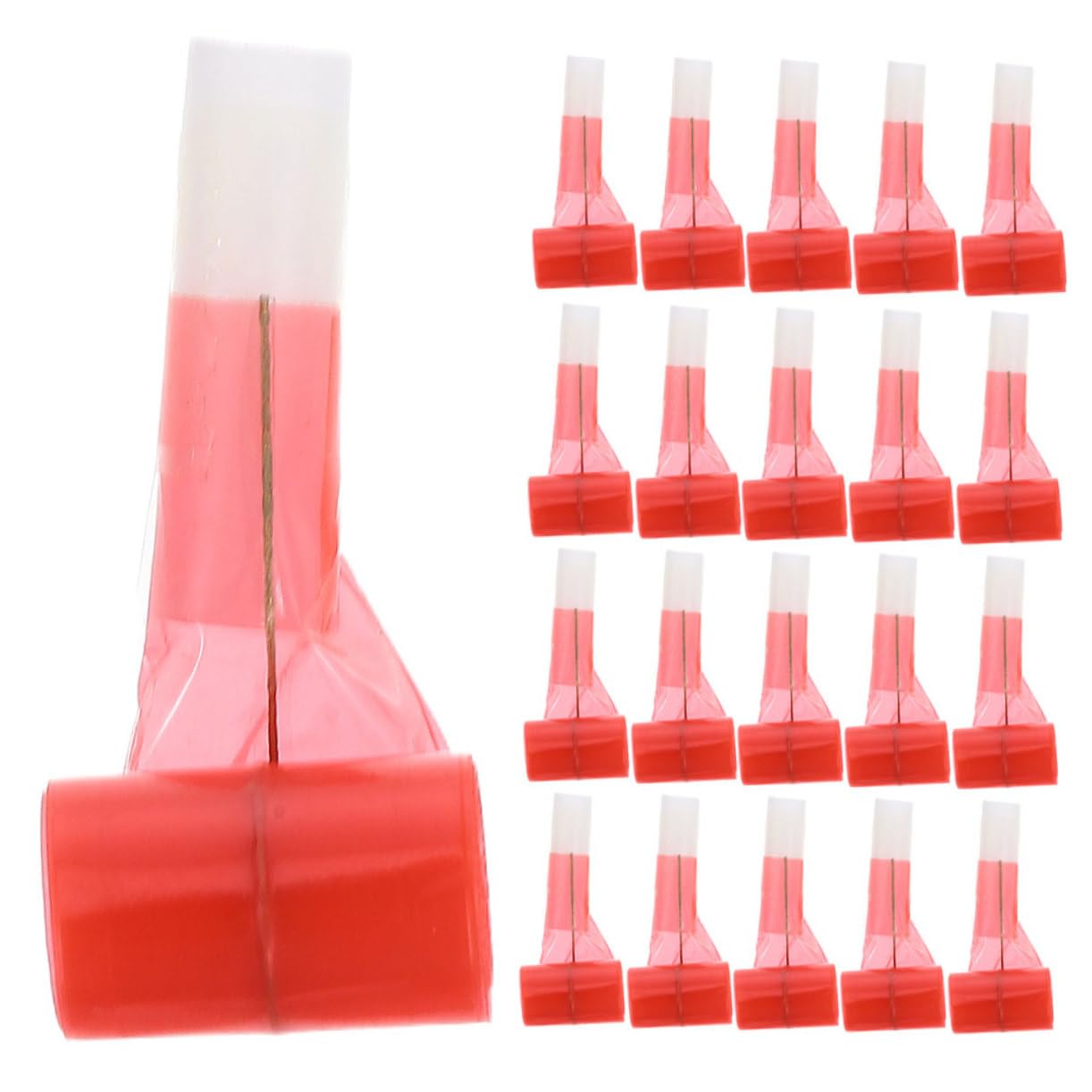 Angoily 120pcs Blowouts Noisemakers Whistles: Funny Blowout Squawkers Colorful Party Blowers Blow Horns for Kids Adults Birthday New Years Party Celebrations