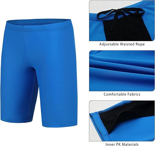 Miniatura 4 de Jammer - Traje de baño para niños y jóvenes, traje de baño de compresión para niños, pantalones cortos de natación UPF50+