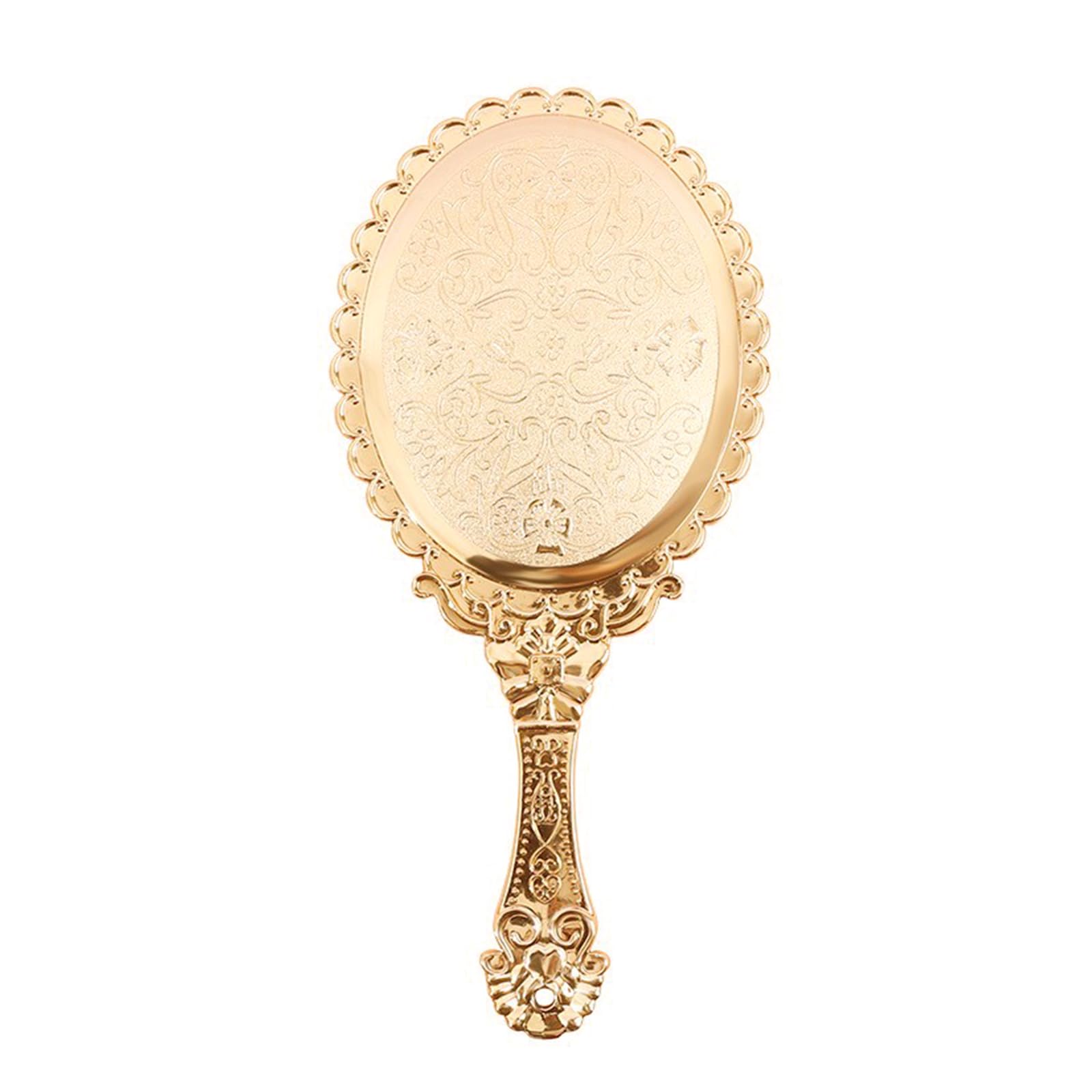 ABOOFAN Tragbarer Handspiegel Für Make-up – Vintage-Spiegel Mit Metallgriff, Drehbar, Klare Sicht, Ideal Für Damen