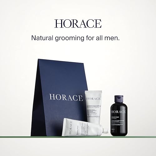 Miniatura 6 de HORACE Mascarilla purificadora para hombres  Limpieza facial profunda con arcilla de caolín y flor eterna azul  Cuidado de la piel refinador de
