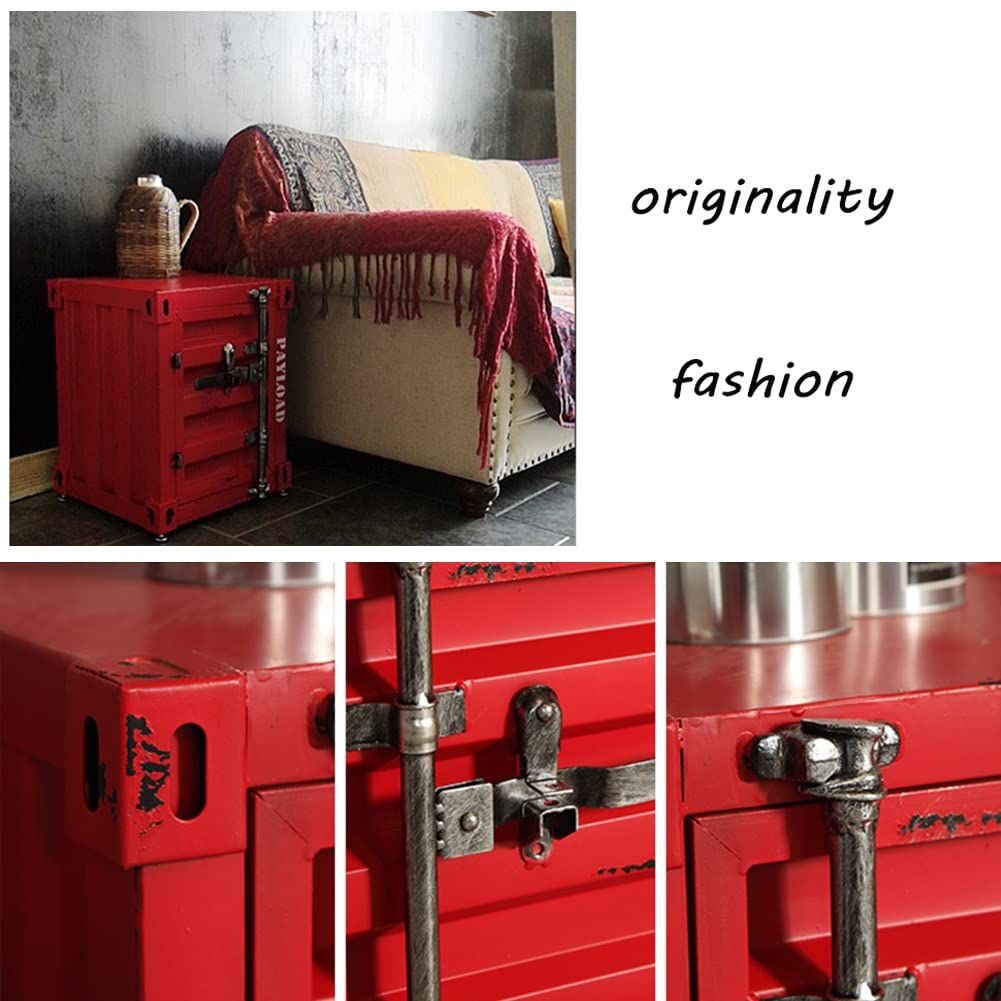 Amazon.com: Orange Industrial Style Metal Storage Cabinet