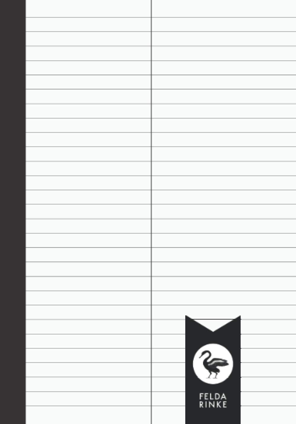 Vocabulary Notebook 2 Columns A5: 110 Pages - 55 Sheets | DIN A5 | 2 Columns