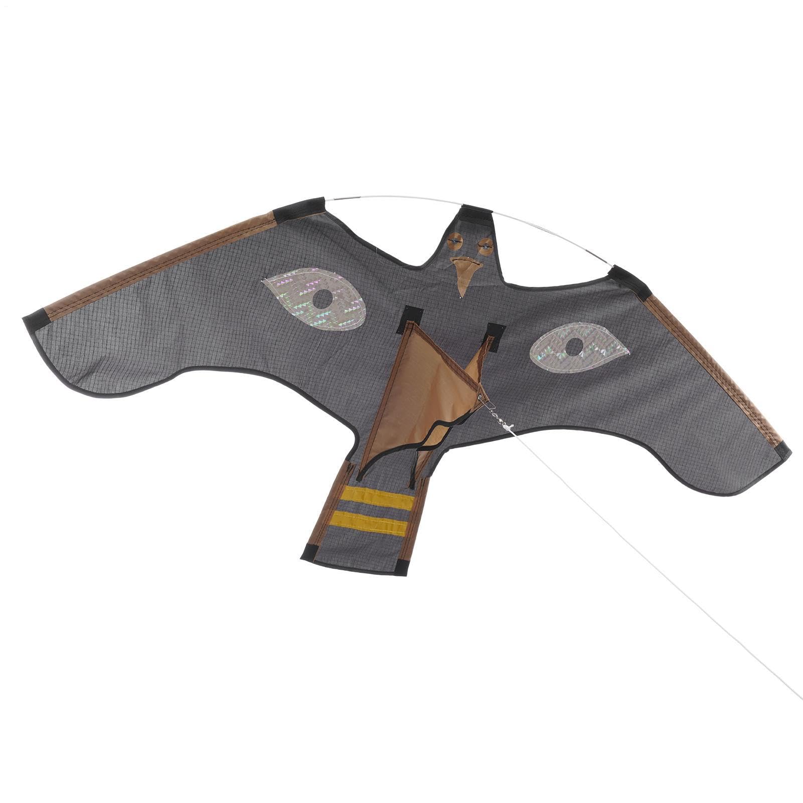 Yiohejy Bird Kites, Birds Scarer Flying Kite With Reflective, Extendable Repelling, 1 Pieces Crops Farm Protector, For Farm, Backyard