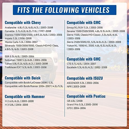 image for Dreyoo Oil Pressure Sensor Replacement for 12677836 Compatible with Ch