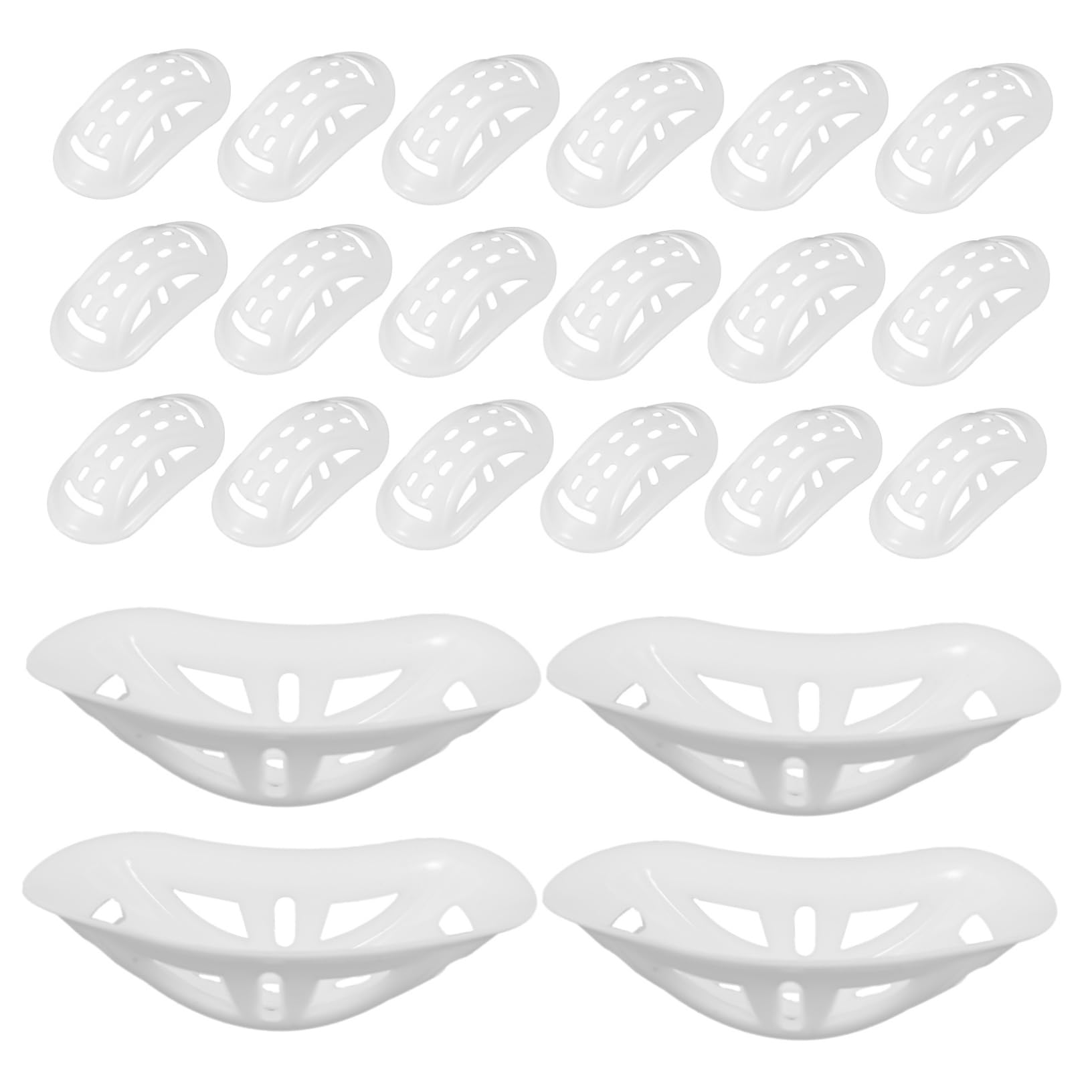 PartyKindom 4sets Safety Hat Chin Holder Chin Cup for Hard Hat for Football Helmets Set 40pcs*4