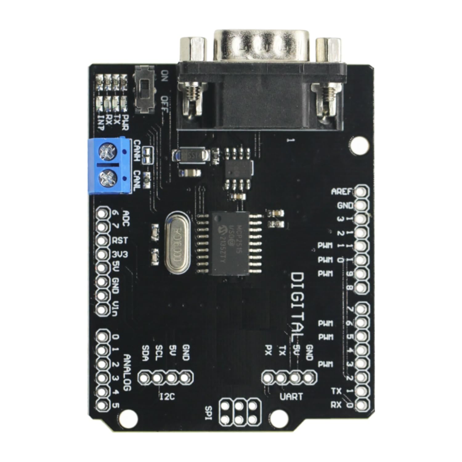 FAI DA TE KIT MCP2515 EF02037 CAN Bus Shield Scheda Controller Velocità di Comunicazione Alta CAN Modulo per Arduino