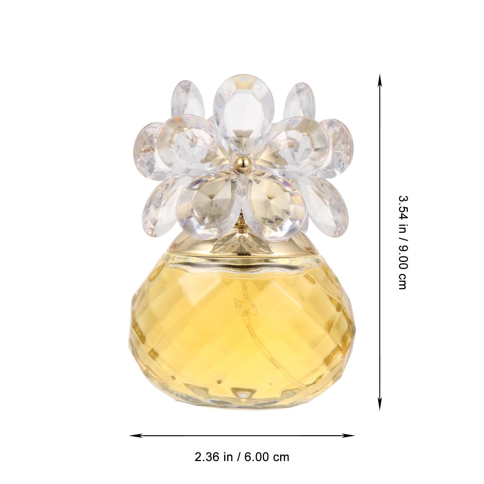 Perfume para Mujer 55ml Fragancia Floral Ligera y Portátil en Vidrio, Adecuado para Usar Después Ducha o Antes de Salir Noche