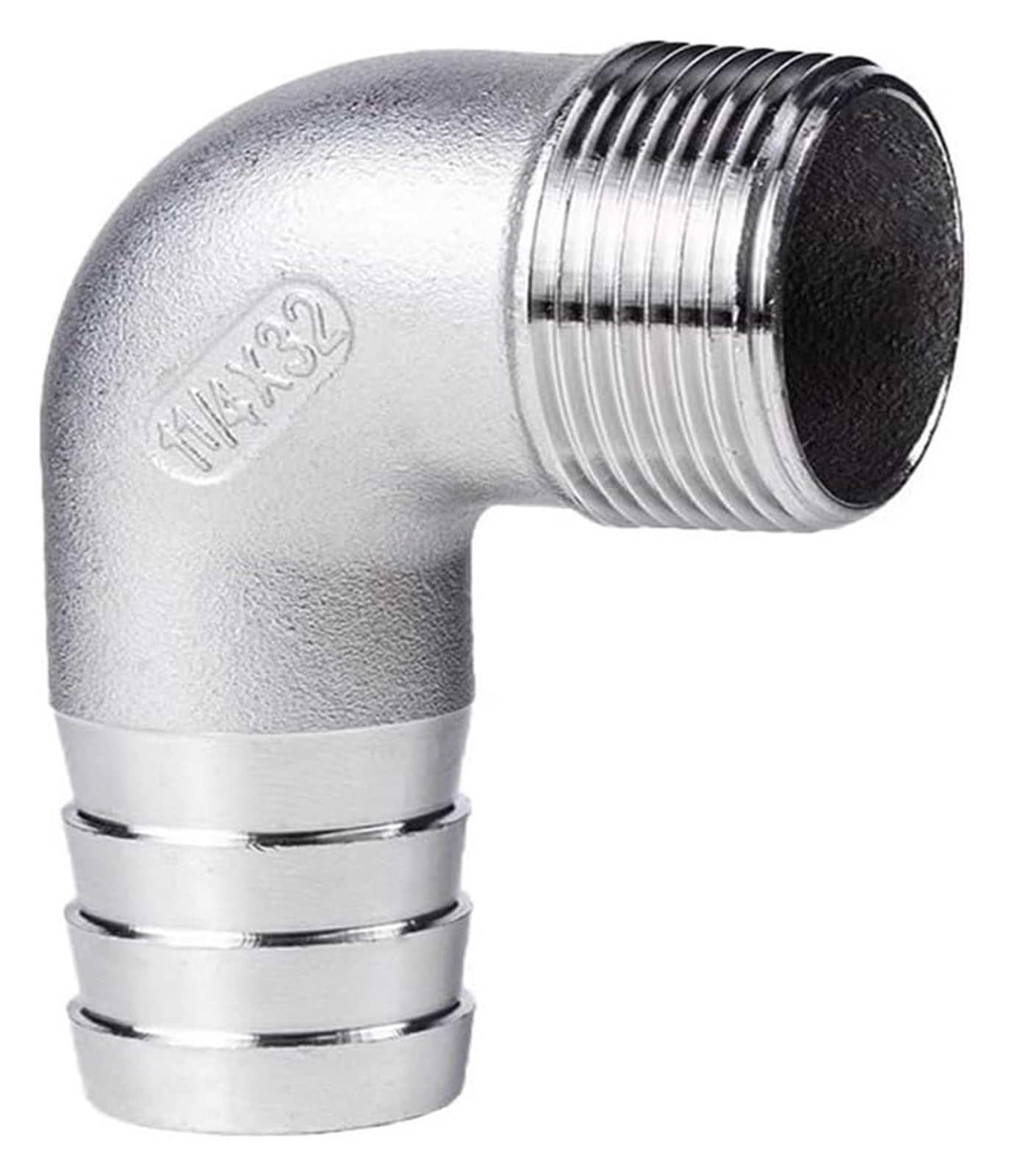 Złącza kolankowe, Złącza łokciowe, 1 szt. kolano 90 stopni ze stali nierdzewnej, 8 mm, 10, 12, 14, 15, 16, 20, 25, króciec do węża, złączka rurowa