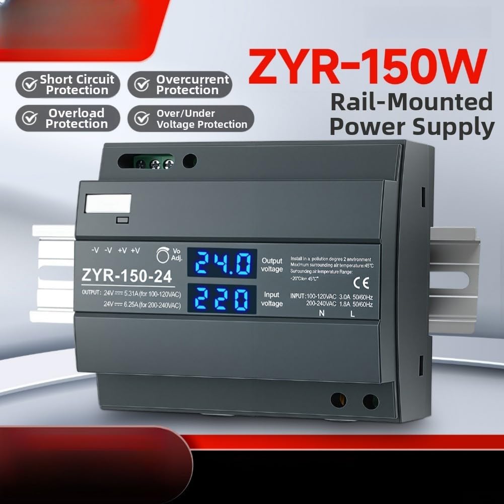 Alimentatore digitale da 150 W, 12 V/24 V, ampio raggio (24 V)