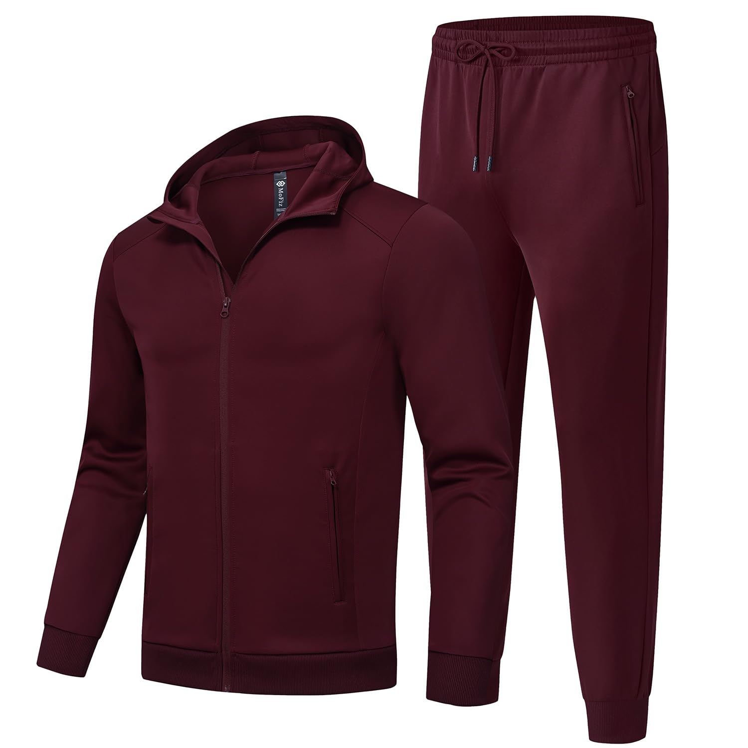Men's Track Suits Jogging set Zip Jackets Jogger Track Pants Sweatsuits Runing Sports Sui…