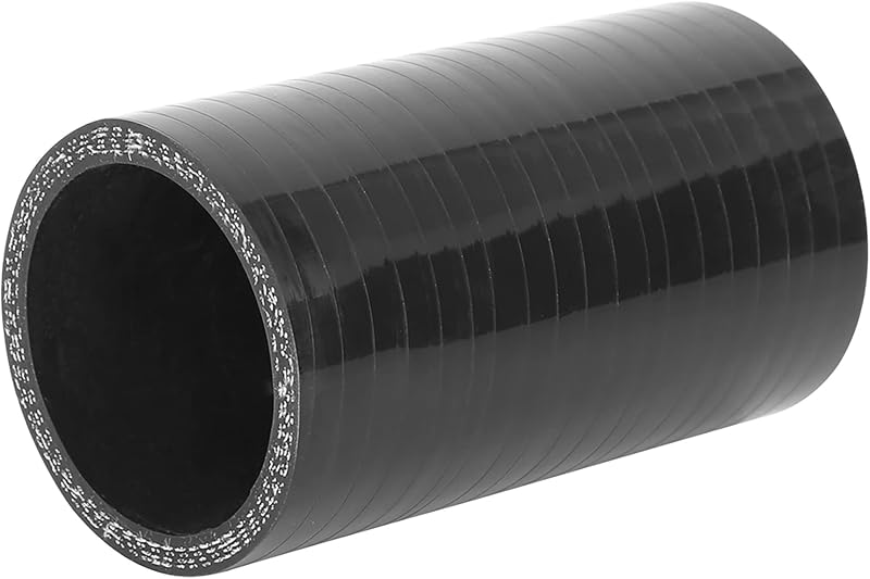 Mangueira reta de silicone X AUTOHAUX para intercooler, 50 mm de diâmetro interno, preta – 1 unidade