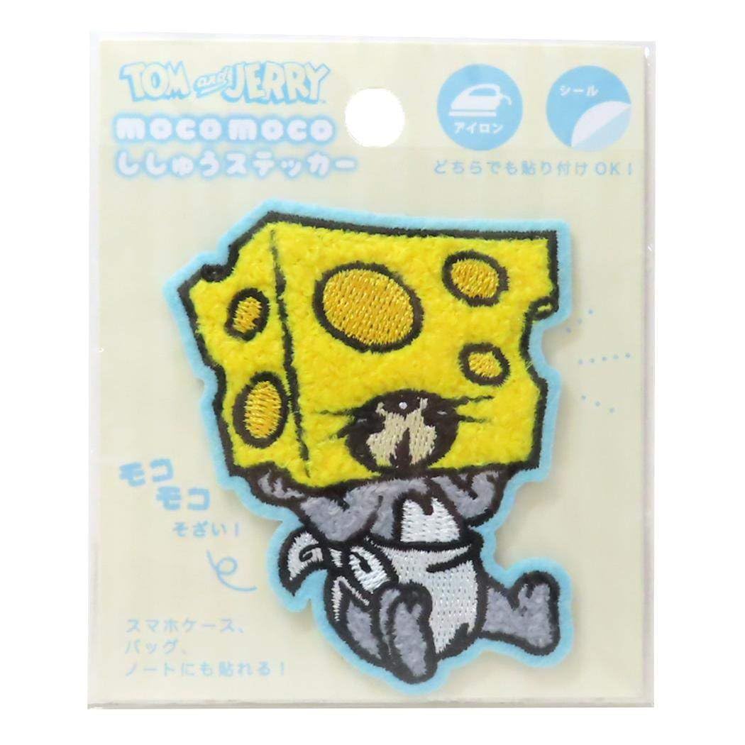Amazon.co.jp: トムとジェリー[ワッペン]モコモコ刺繍ステッカー