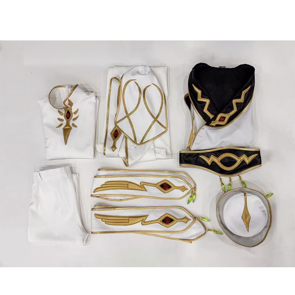 Zhongkaihua Lelouch - Disfraz de anime para cosplay, uniforme completo para hombre, disfraz de cómic con juego de rol, disfraz de carnaval y Halloween