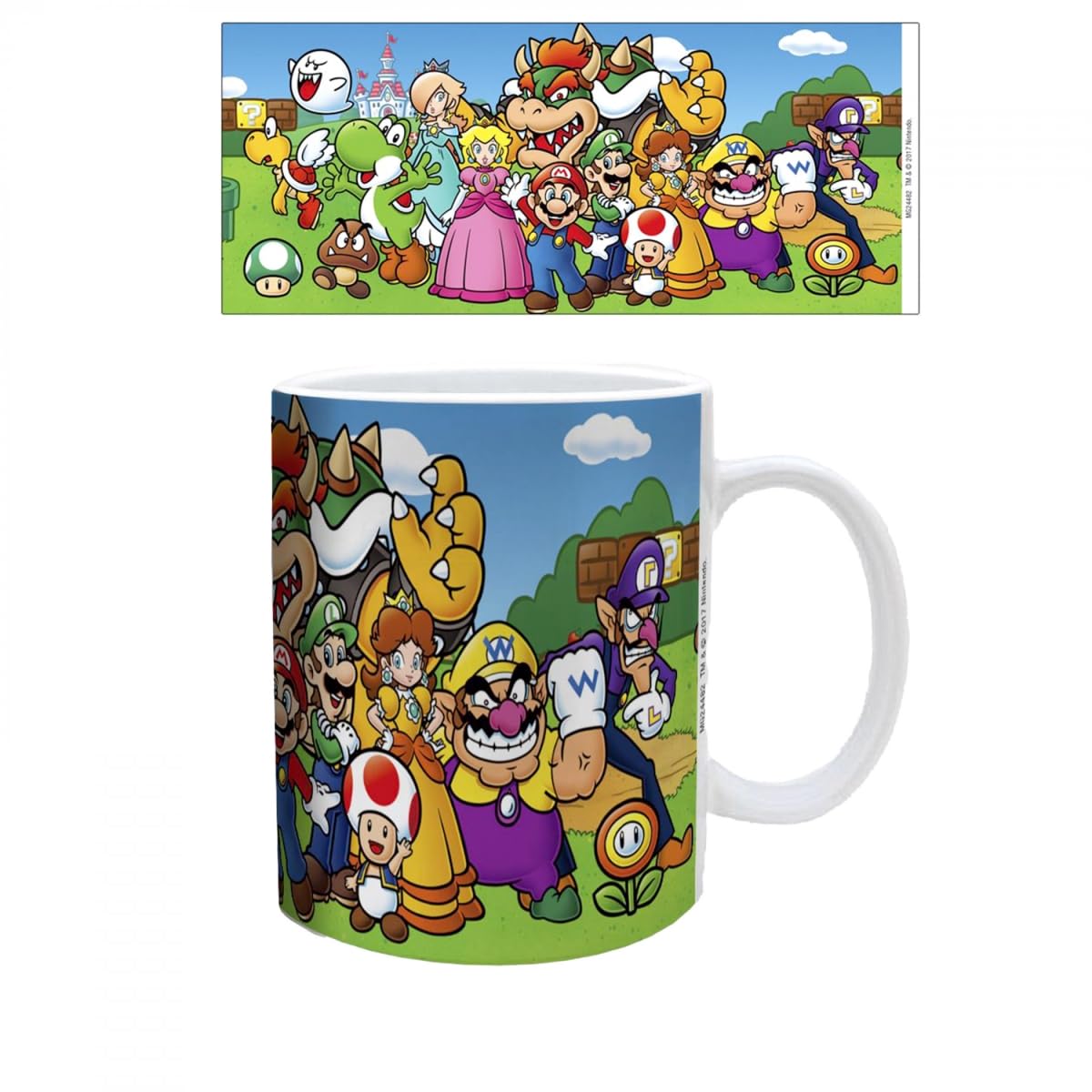 Pyramid America Super Mario Characters Mug -11 oz. Ceramic Mug for Coffee, Cocoa & Tea Drinks - Perfect Addition to Your Kitchen, Office, Room or Gaming Desk