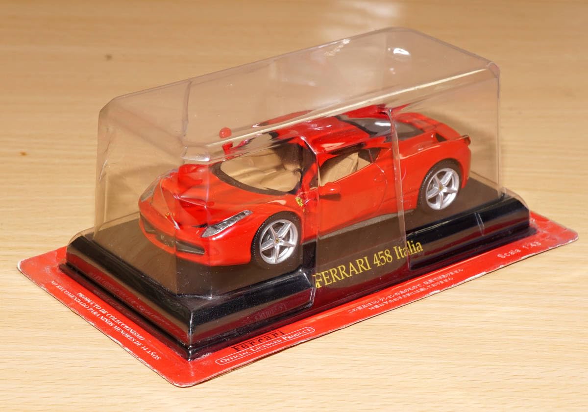 Ferrari 458 Italia 1/43 ミニカー Amazon | 1/43 フェラーリ Ferrari 458 イタリア Italia レッド