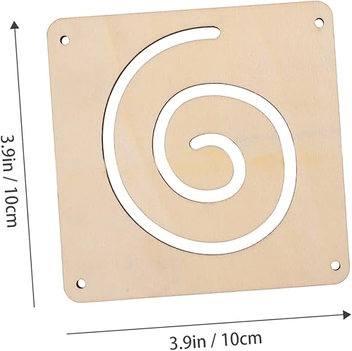 Miniatura 3 de EXCEART Juego de 3 juegos de garabatos de madera con astillas de madera, juguetes de madera sin terminar, rebanada de madera en blanco para