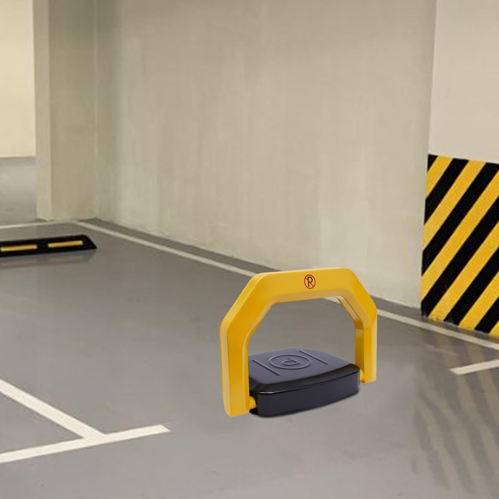 Barrière de parking automatique avec 2 télécommandes pour tous les types de places de stationnement et d'emplacements