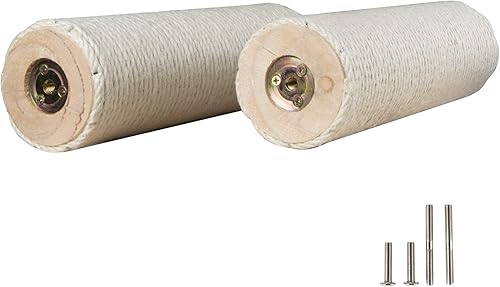 Poste rascador para gatos, 2 piezas de sisal natural M8 para reacondicionamiento..
