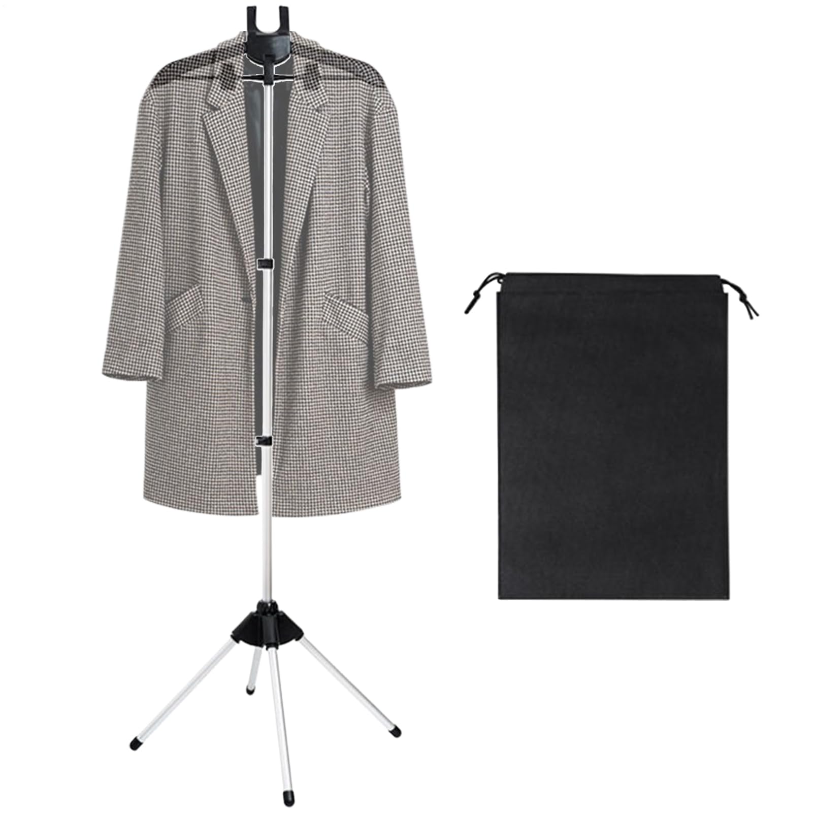 Support de vêtements pliable pour steamer et rangement compact de linge à la maison